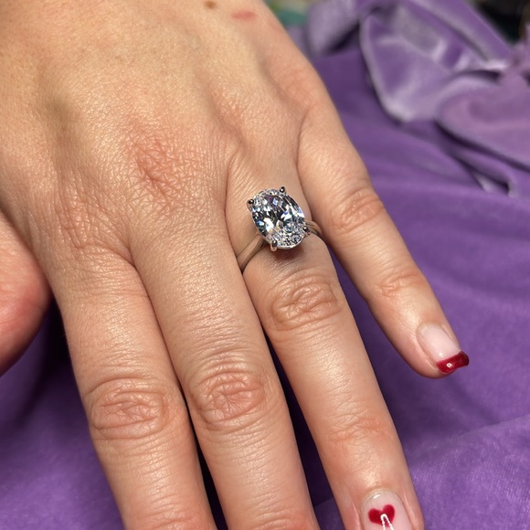 💍 ✈️ 💎 Exquisite stone! Travel Ring. Approx.. 3 1/2 carat Oval shape. #EA36 - Picture 8 of 8